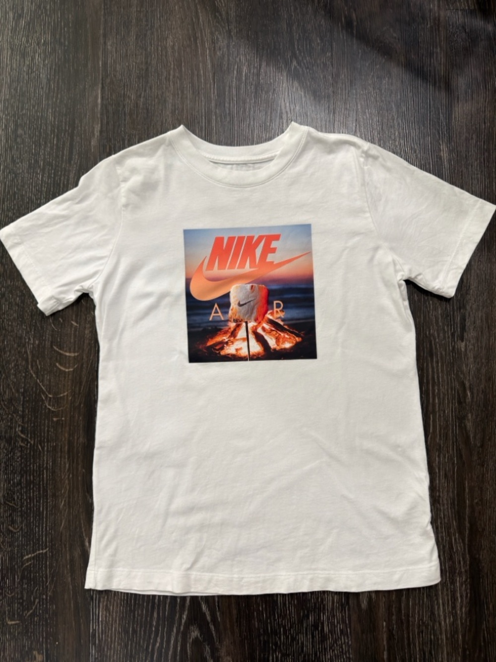 Nike Kids “Air Campfire / S’mores Graphic T-Shirt”